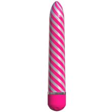 Розовый вибратор Sweet Swirl Vibrator - 21,3 см.