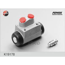 Цилиндр Тормозной Рабочий | Зад Прав | Honda Civic 91-01, Hyundai Accent 00-06, Elantra 00-, Matrix 01-, Sonata 98-01, Kia Magentis 01-, Rover 200 95-00, 25 99-, 400 95-00, 45 00- FENOX арт. K19178