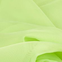 Ткань тюлевая матовая Вуаль Свето-зеленый, салатовый