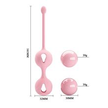 Нежно-розовые вагинальные шарики Kegel Tighten Up I (109269)