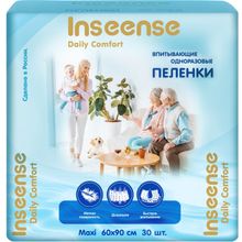Inseense Daily Comfort 600 * 400 мм 30 пеленок в упаковке