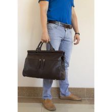 Carlo Gattini Кожаный саквояж Veano brown (арт. 4004-04)
