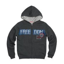 Pelican для мальчика Freedom с капюшоном серая