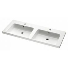 Dreja Тумба с раковиной Inn 125  белый глянец