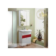 Акватон Мебель для ванной Норма 65 (бордо) - Сменные элементы тумбы Кристалл бордо