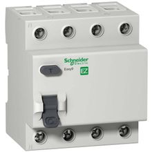 Выключатель дифференциальный (УЗО) EASY 9 4п 40А 100мА тип AC | код. EZ9R54440 | Schneider Electric