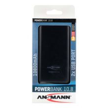 Внешний аккумулятор ANSMANN 1700-0067 Powerbank 10800mAh в комплекте с шнуром USB-microUSB BL1