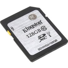 Карта памяти  Kingston   SD10VG2 128GB   SDXC Memory  Card  128Gb  UHS-I