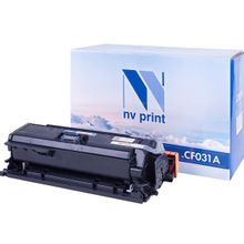 Картридж NVP совместимый HP CF031A Cyan для LaserJet Color CM4540 MFP CM4540f MFP CM4540fskm (12500k