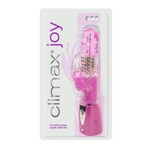 Topco Sales Фиолетовый вибромассажер Climax Joy 3X Multi-Purpose Rabbit Vibe - 23,5 см. (фиолетовый)