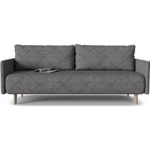 Смарт Диван прямой Mille 09 3-х местный с подлокотниками еврокнижка