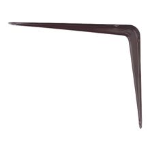 Кронштейн угловой с ребром, 350х400 мм, коричневый,   СибрТех 94029