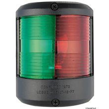 Osculati Utility 78 black 12 V red-green navigation light, 11.417.05