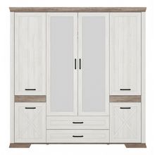 BlackRedWhite Шкаф платяной Marselle SZF6D2S ID - 350781