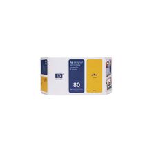 Струйный картридж hp c4848a yellow for designjet 1050 1055 no. 80