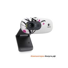 Камера интернет (960-000799) Logitech HD WebCam C270 Fingerprint Flowers