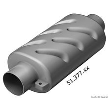 Osculati Horizontal silencer 50 mm, 51.376.03