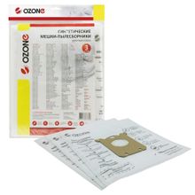 SE-02 Мешки-пылесборники Ozone синтетические для пылесоса, 3 шт