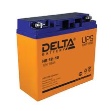 Аккумулятор Delta HR12-18 (12V,  18Ah)  для  UPS