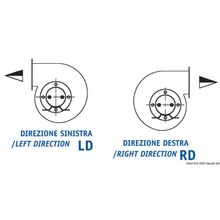Osculati Centrifugal blower 24 V 550 W 28 A LD, 16.102.15
