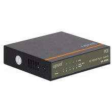 Коммутатор upvel up-215fe, 5-port 30 watt 10 100 poe+ switch with 4 poe+ ports and external power supply (upvel)