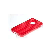 Силиконовая накладка для iPhone 4 4S вид №26 red