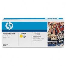 Картридж HP CE742A Yellow (оригинальный)