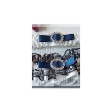 Комплект подвязок Gilliann Очаровательная леди (синяя) GAR266
