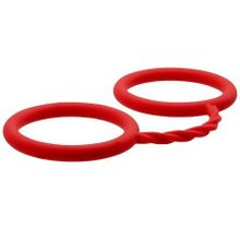 Красные силиконовые наручники BONDX SILICONE CUFFS (84405)