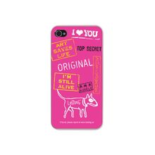 LostDog защитный чехол для iPhone 4 4s Top Secret Pink