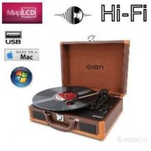 ION Audio Vinyl Motion Deluxe Brown