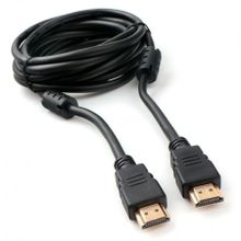 Кабель HDMI 19M-19M V2.0, 3.0 м, черный, 2 фильтра, позол. разъемы, Cablexpert (CCF2-HDMI4-10)