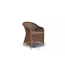 «Равенна» плетеное кресло из искусственного ротанга, цвет коричневый