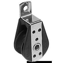 Osculati Single block 1pulley w footblock AISI316 22x6, 55.250.04