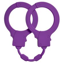 Lola toys Фиолетовые силиконовые наручники Stretchy Cuffs Purple