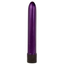 Toy Joy Фиолетовый классический вибратор RETRO ULTRA SLIMLINE - 17 см.