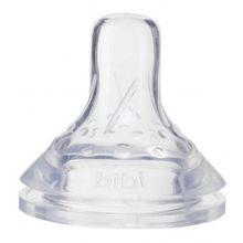 Bibi для бутылочки Happiness Natural силикон 0 мес. + 2шт.