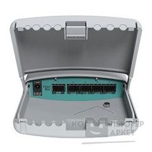 Mikrotik CRS105-5S-FB FiberBox Маршрутизатор уличный 5x 1.25G Ethernet SFP, POE