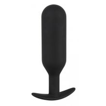 Черная анальная пробка с утяжелением Anal Trainer Large - 17,5 см. (213806)