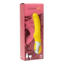 Satisfyer Жёлтый вибратор Satisfyer Vibes Yummy Sunshine - 22,5 см.