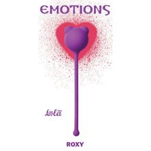 Фиолетовый вагинальный шарик Emotions Roxy (фиолетовый)