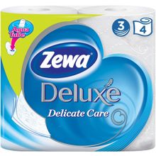 Zewa Deluxe Delicate Care 4 рулона в упаковке 3 слоя