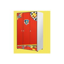 Шкаф 3-х дверный R800 Redline (Цвет: Красный)