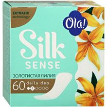 Ola! Silk Sense Daily Deo Золотистая Лилия 60 прокладок в пачке