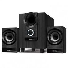 Колонки SVEN MS-150 Black (2x3.5W+Subwoofer 8W, дерево)