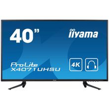 Монитор 39.5" Iiyama X4071UHSU-B1 ProLite M M LED VA 3ms 16:09  HDMI 350cd 178гр 178гр черный