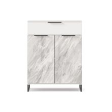 Алмаз. Любимый дом Норд Тумба комбинированная 800 (Белый глянец Статуарио)