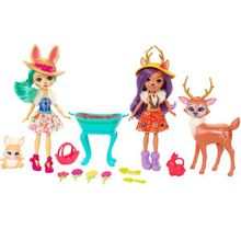 Enchantimals Mattel Enchantimals FDG01 Набор из двух кукол с любимыми зверюшками FDG01