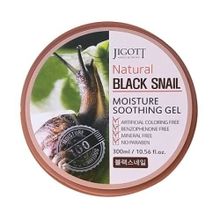 Гель с экстрактом муцина черной улитки Jigott Natural Black Snail Moisture Soothing Gel 300мл