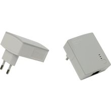 Сетевая карта  TP-LINK   TL-PA4010KIT   AV500 Nano Powerline Adapter Kit (2 адаптера,1UTP 10 100Mbps, Powerline 500Mbps)